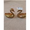Image 1 : Two Brass Swans