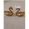 Image 2 : Two Brass Swans