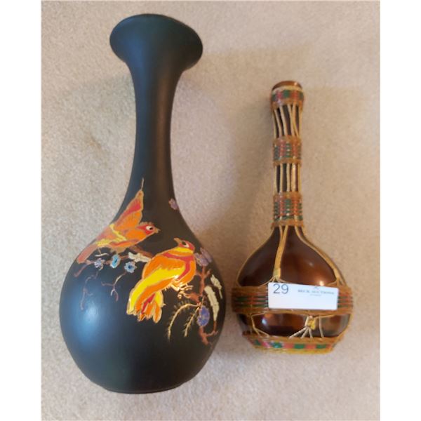 Two Beautiful Vases - Larger One Is 15 3/4H