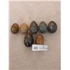 Image 1 : Seven Assorted Stone Eggs
