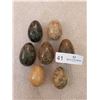 Image 1 : Seven Assorted Stone Eggs
