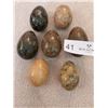 Image 3 : Seven Assorted Stone Eggs