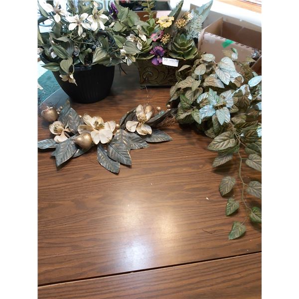 Three Artificial Plants