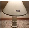 Image 1 : Cream Colored Table Lamp - 25H x 19 In Diameter (Tested)