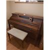 Image 1 : Mason & Risch Piano With Bench And Music Books - 57.5W x 24D x 39H