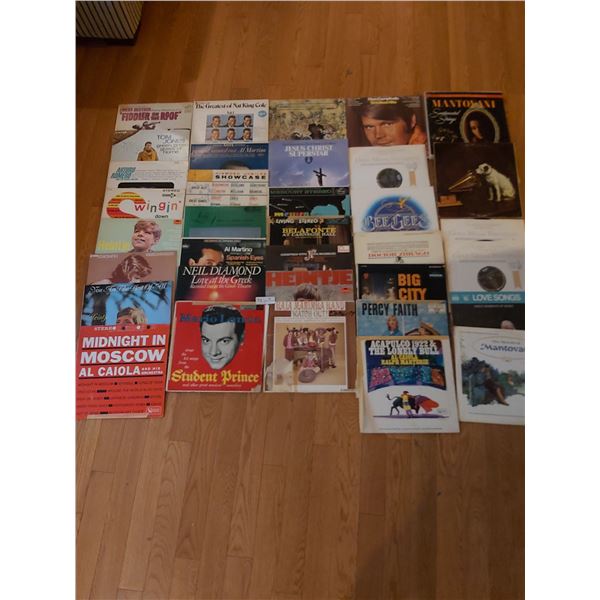 Assorted Records Some With No Sleeves