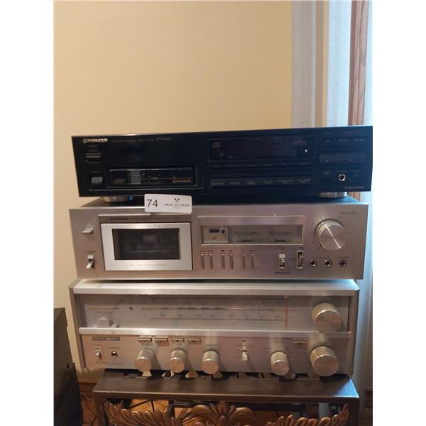 Pioneer Multi Disc Player Model No PD-M601, Pioneer Cassette Player Model No CT-F550, And More