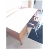 Image 1 : Wooden Office Desk With Chair - 60W x 30D x 28.5H