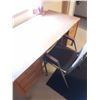 Image 3 : Wooden Office Desk With Chair - 60W x 30D x 28.5H