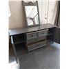 Image 2 : Long Dresser With Mirror - Dresser - 64L x 19D x 32H  Mirror - 23W x 34.5H