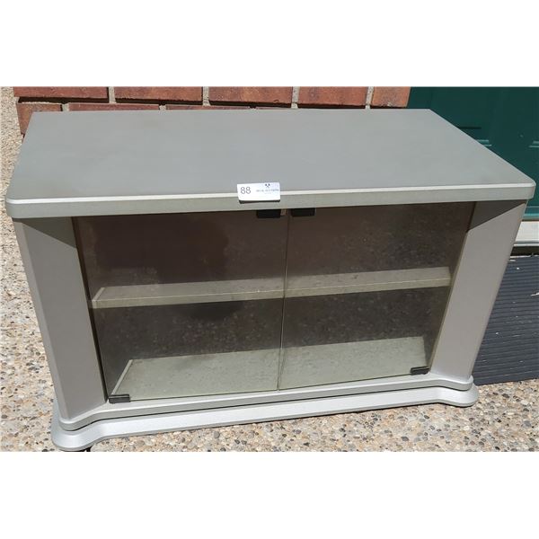 TV Entertainment Stand With Glass Doors - 36L x 19.5D x 19H