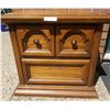Image 2 : Two Drawer Night Stand (Bottom Drawer Missing Handle) - 25L x 17 1/4D x 23H