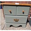 Image 2 : Rustic Two Drawer Night Stand -  23L x 14D x 22H