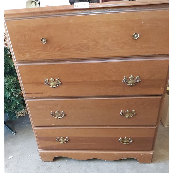 Tall Boy Dresser - 33.5L x 17.5D x 40H