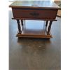 Image 1 : Accent Table With One Drawer - 24L x 23.5D x 20.5H