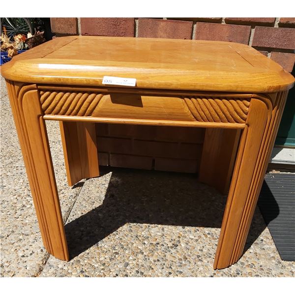 Wood Accent Table - 27L x 22D x 22.5H