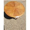 Image 1 : Wood Side Table - 21.5 In Diameter x 19.5H
