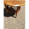 Image 2 : Wood Side Table - 21.5 In Diameter x 19.5H