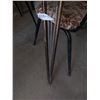 Image 3 : Vintage Metal Table With Two Chairs And Leaf - (Table) 47L x 29.5W x 28.5H (Leaf) 11 3/4W
