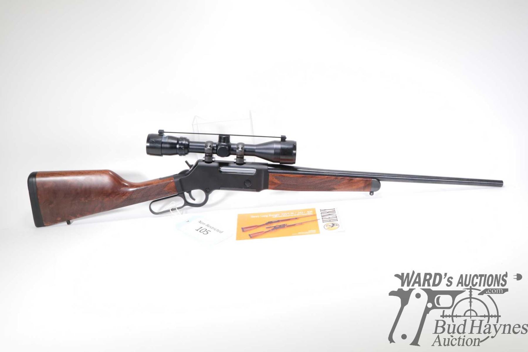 Non-Restricted rifle Henry model H014, .308 cal lever action, w/ bbl ...
