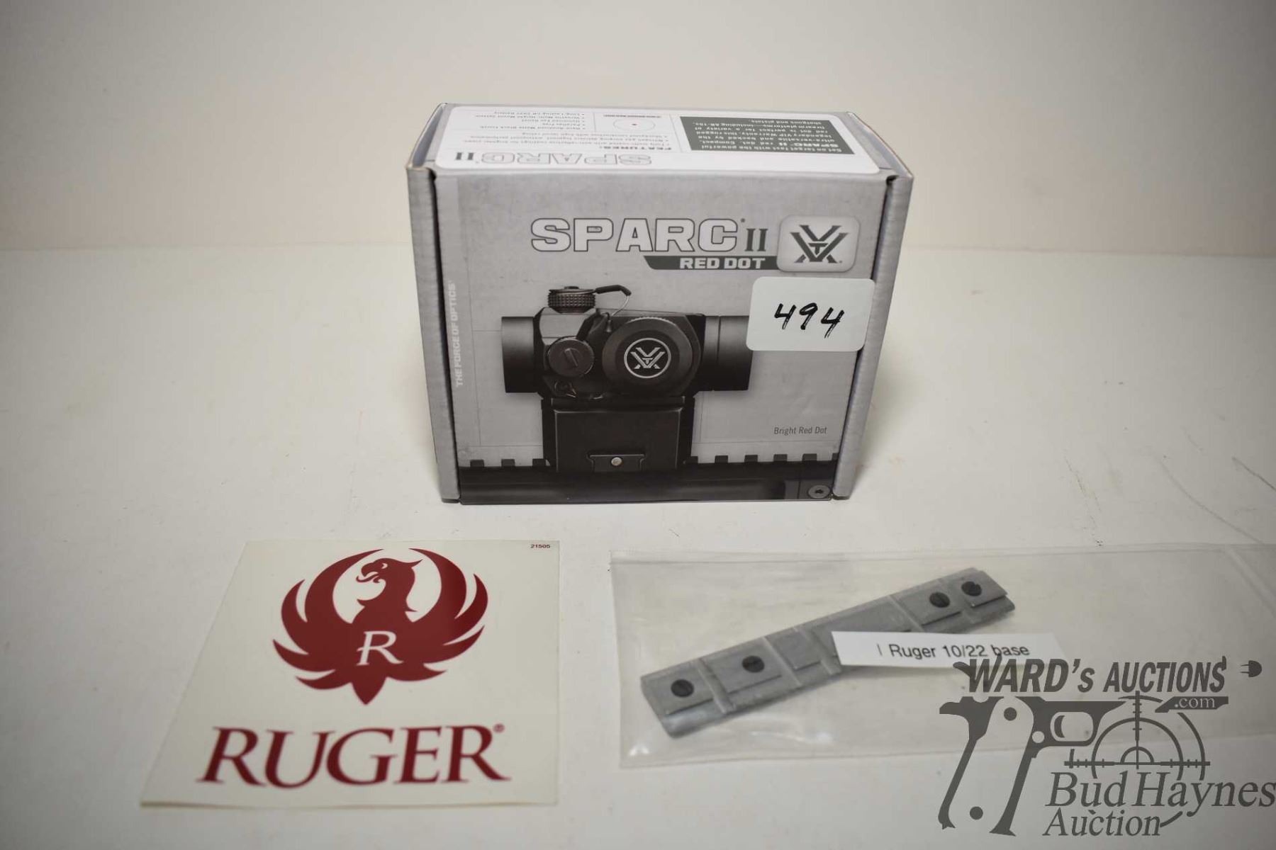 Sparc II red dot sight and a Ruger 10/22 base