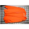 Image 8 : Small Mustang Sportswear floater jacket, Medium floater jacket and XL orange zip-up hoodie