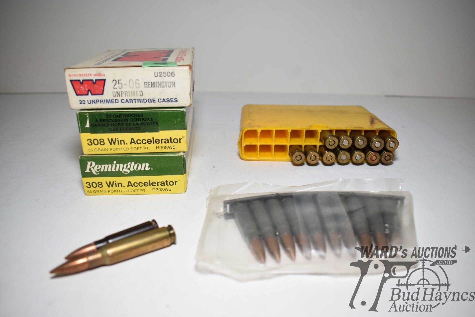 Accelerator Bullets Two 20 count boxes of Remington .308 WIN accelerator 55 GR soft point ...