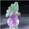 Image 1 : Natural Stone Handcarved Quartz Bird