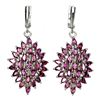 Image 1 : Natural Marquise Rhodolite Garnet Earrings