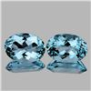 Image 1 : Natural Santa Maria Blue Aquamarine Pair {Flawless-VVS}