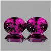 Image 1 : Natural Magenta Purple Rhodolite Garnet Pair -Untreated