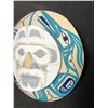 Image 3 : West Coast Native Moon Mask with Blue Heron Spirit