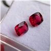 Image 1 : Natural Rare Jedi Burma Vivid Red Spinel Pair Certified