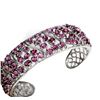 Image 2 : Natural Unheated Rhodolite Garnet Bangle