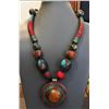 Image 1 : Tibet Natural Stone & Amber Tribal Queen Royal Necklace