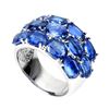 Image 1 : Natural Unheated Oval Kyanite Ring