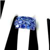 Image 2 : Natural Unheated Oval Kyanite Ring