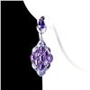 Image 1 : Natural Amethyst Tanzanite Earrings