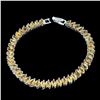 Image 1 : Natural Marquise Citrine Bracelet