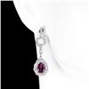 Image 2 : Natural Rhodolite Garnet Earrings