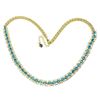 Image 3 : Natural Paraiba Blue Brazil Apatite Necklace
