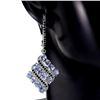 Image 2 : Natural Tanzanite  & Black Spinel  Earrings