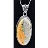 Image 5 : Sterling Ocean Jasper Pendant Necklace