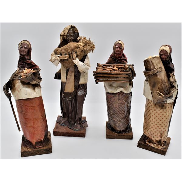 4 Mexican Paper Mache Figures 4 mexican paper mache figures