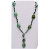 Image 3 : Beautiful Turquoise Bead Drop Pendant Necklace