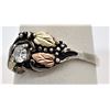 Image 2 : Black Hills Gold, Sterling, and Rhinestone Ring
