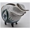 Image 2 : Rare English Briglin Glazed Pottery Piggy Bank