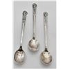 Image 1 : 3 Crown Silver Plate Howdy Doody Soda Spoons