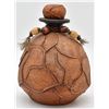 Image 1 : Mexican Unique Leather Wrapped Pottery Decanter