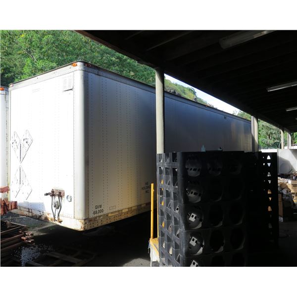 White Cargo Trailer w/ Chassis